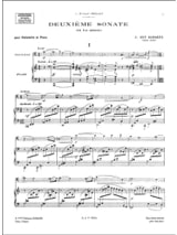 Sonate N° 2 en La mineur - Joseph-Guy Ropartz - Partition